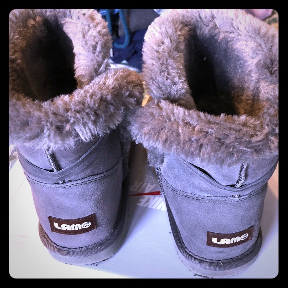 LAMO WOMENS SUEDE/SHEEPSKIN BOOTS WATERPROOF